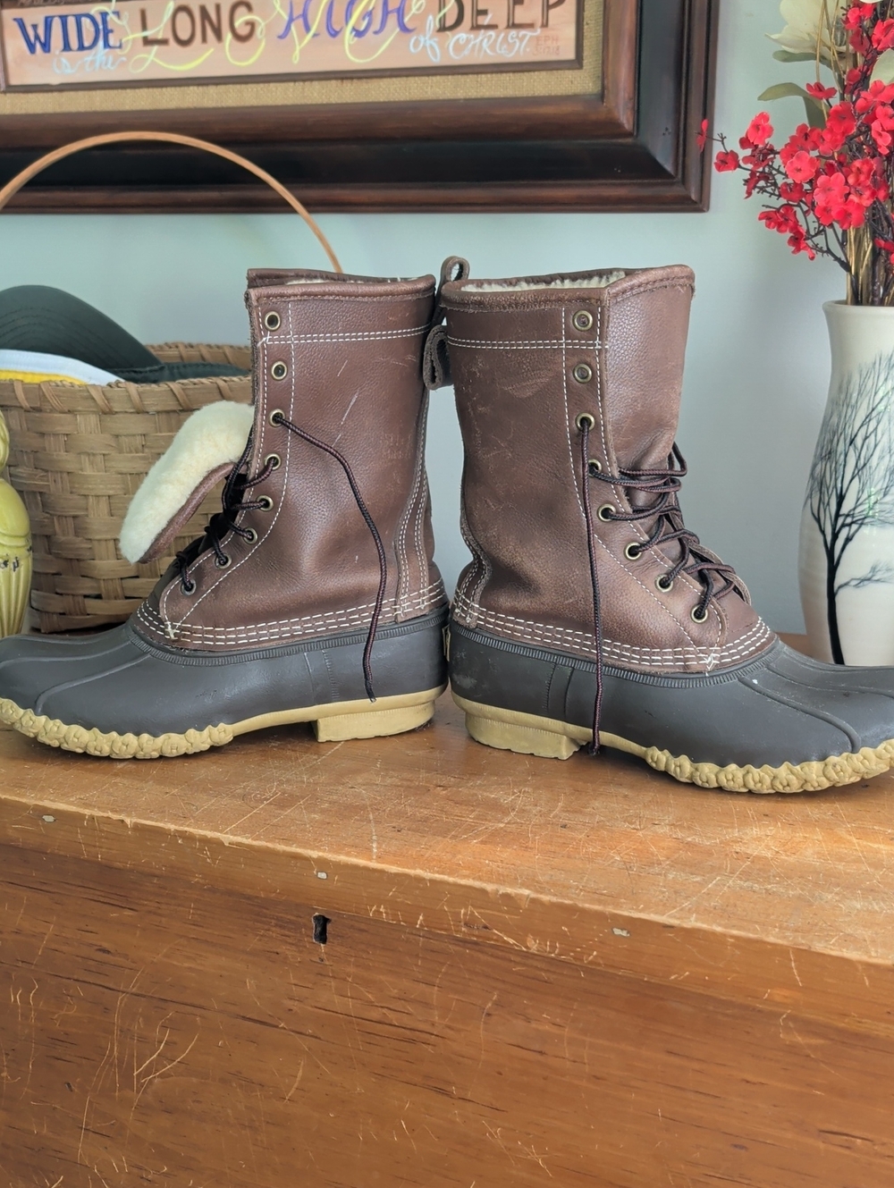 LL.Bean Shearling Lined Duck Boots - Picture 4 of 6